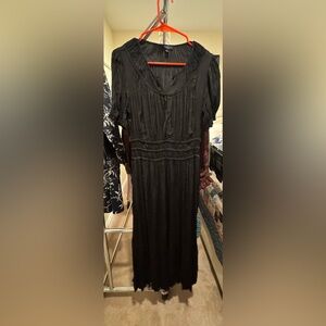 Current Air Elegant Black Long Sleeve Dress